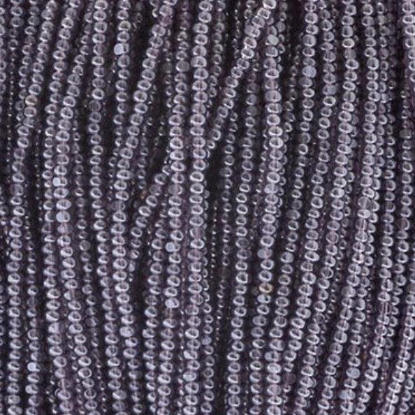 13/0 Charlotte Cut Czech Seed Bead - Transparent Light Amethyst Luster (Short Hank) Czech Preciosa Charlotte Cut Seedbeads
