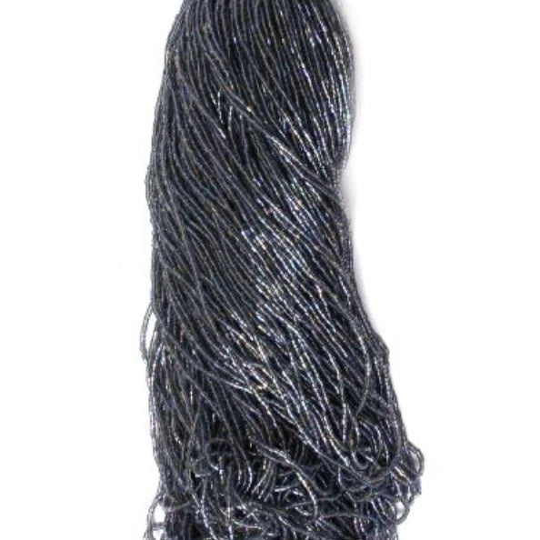 10/0 2-Cut Beads, Transparent Grey AB (Hank) Preciosa Ornela Two Cut Beads