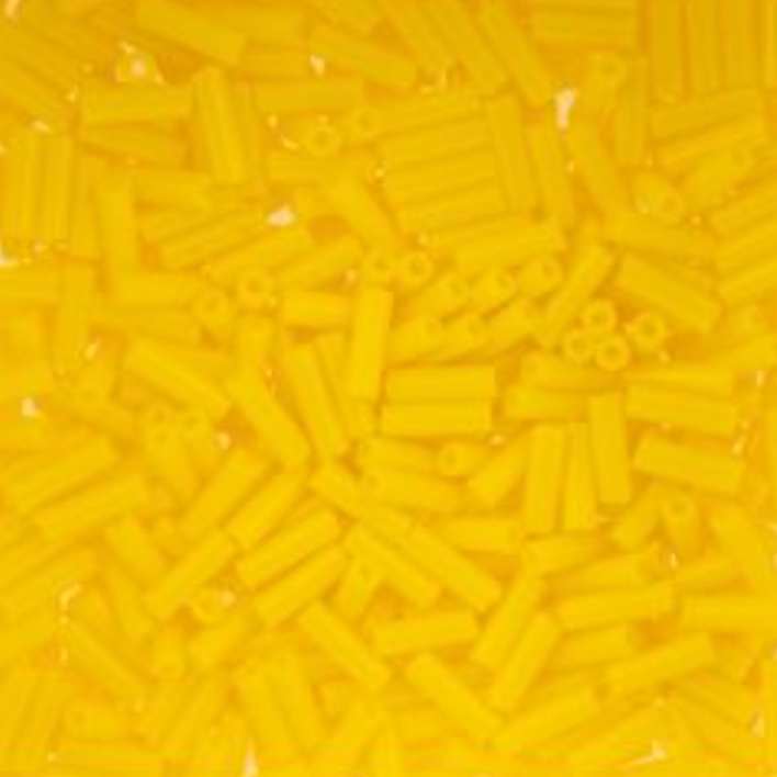 Czech Bugle Beads apx. 19g Vial #3 Opaque Gold Yellow Sundaylace Creations & Bling