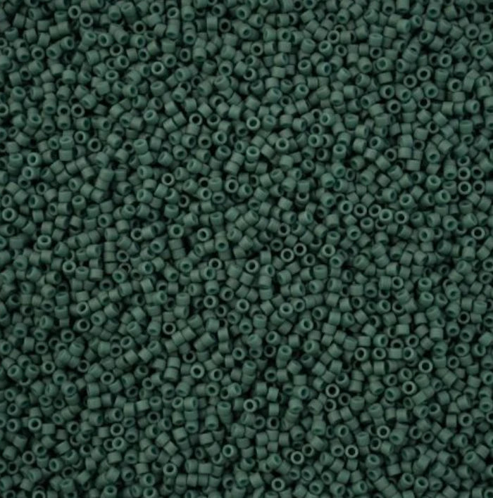 Delica 11/0 RD Opaque Dark Lagoon Matte (2407v) (5.2g) Miyuki Delica Beads