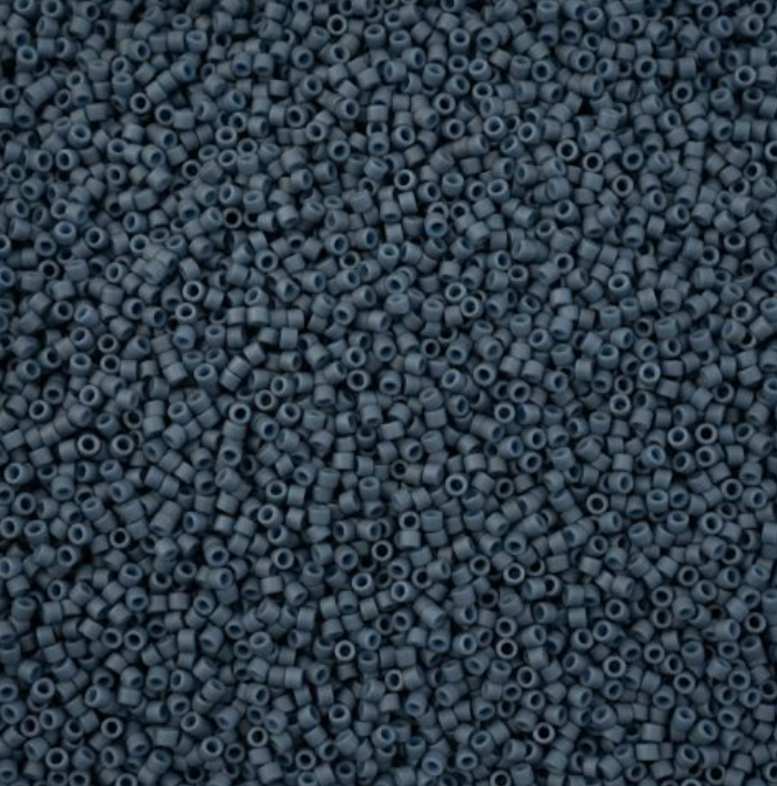 Delica 11/0 RD Opaque Deep Violet Matte (2408v) (5.2g) Miyuki Delica Beads