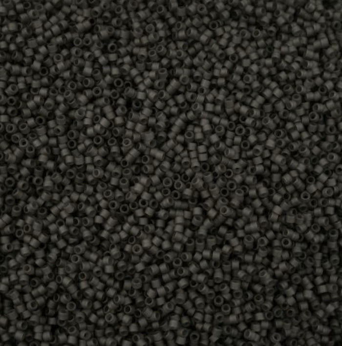 Delica 11/0 RD Dark Grey Matte (2406v) (5.2g) Miyuki Delica Beads