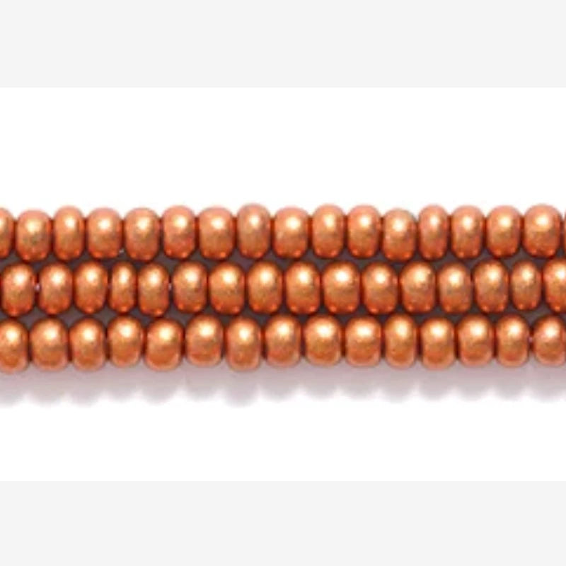 11/0 Silk Light Gold, Preciosa Seed Bead *Hank 11/0 Preciosa Seed Beads