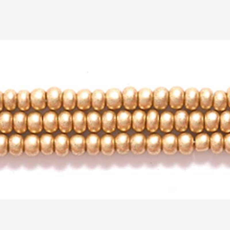 11/0 Silk Dark Copper, Preciosa Seed Bead *Hank 11/0 Preciosa Seed Beads