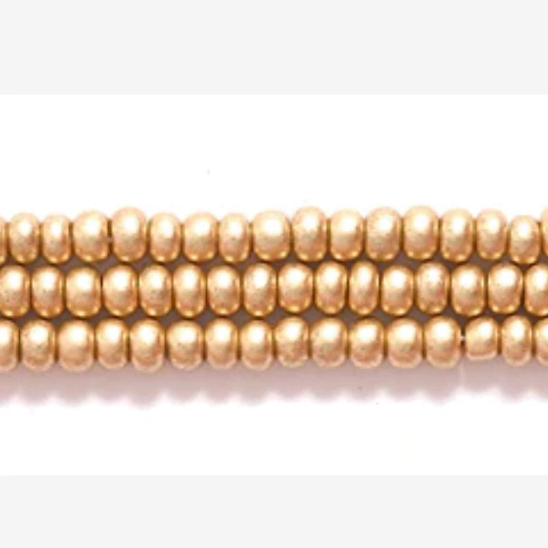 11/0 Silk Dark Copper, Preciosa Seed Bead *Hank 11/0 Preciosa Seed Beads
