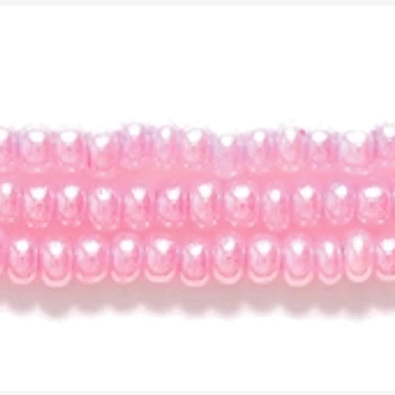11/0 Pearl Dark Pink, Preciosa Seed Bead *Hank 11/0 Preciosa Seed Beads