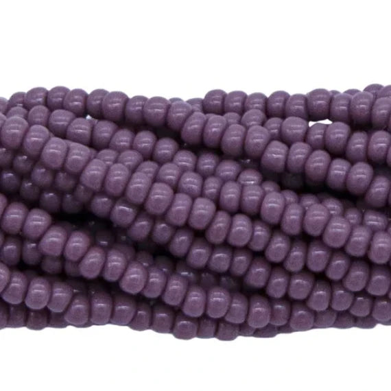11/0 Light Lavender Opaque, Preciosa Seed Bead *Hank 11/0 Preciosa Seed Beads