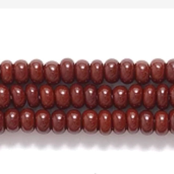 11/0 Chocolate Brown Opaque, Preciosa Seed Bead *Hank 11/0 Preciosa Seed Beads