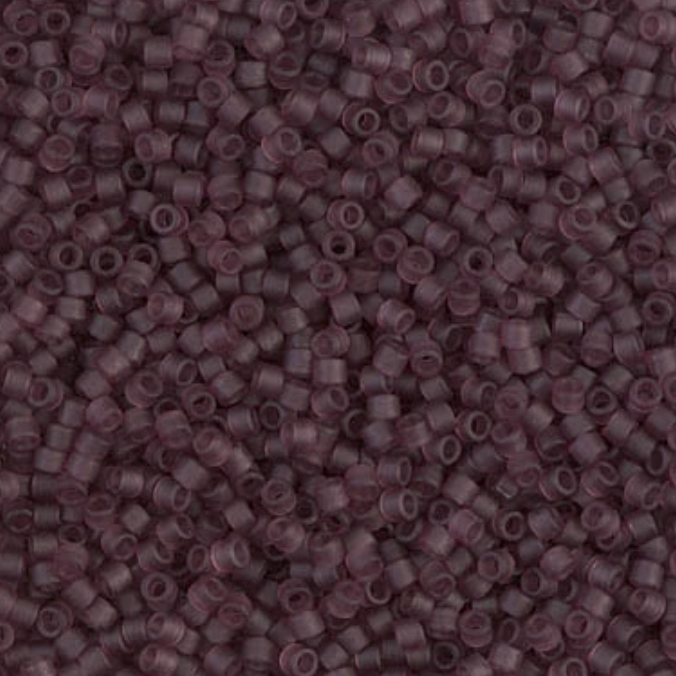 Delica 11/0 Matte Transparent Mauve (1264v) (5.2g) Miyuki Delica Beads