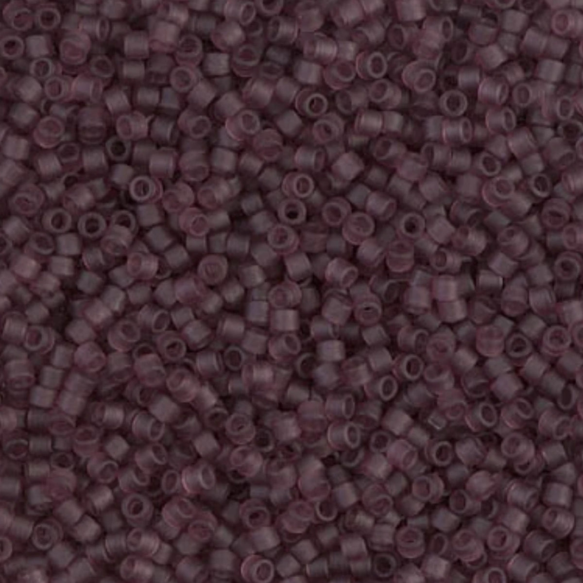 Delica 11/0 Matte Transparent Mauve (1264v) (5.2g) Miyuki Delica Beads