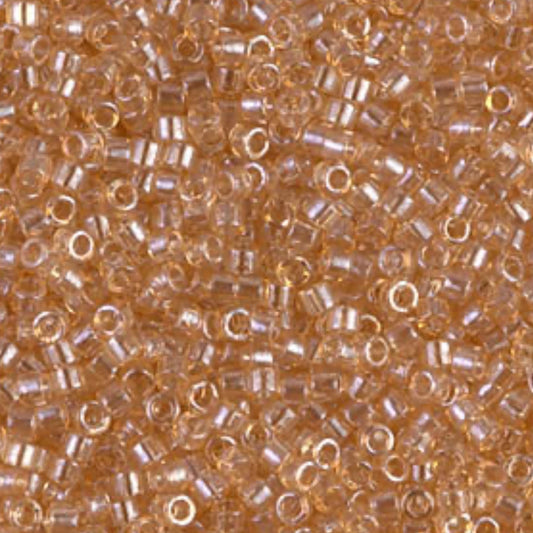Delica 11/0 Light Topaz Lustre (0101v) (5.2g) Miyuki Delica Beads