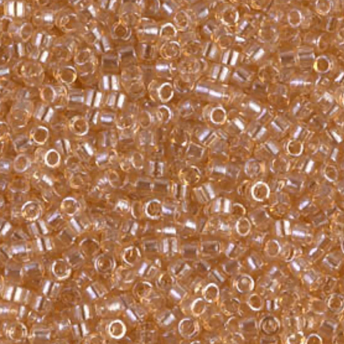 Delica 11/0 Light Topaz Lustre (0101v) (5.2g) Miyuki Delica Beads
