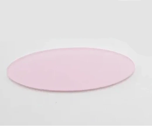 16*50mm Light Pink Pastel Easter Frosted Matte Long Oval, Sew On, Resin Gem, (Sold in Pair) Resin Gems