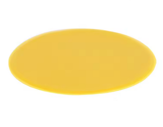 16*50mm Yellow Pastel Easter Frosted Matte Long Oval, Sew On, Resin Gem, (Sold in Pair) Resin Gems