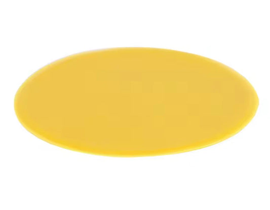 16*50mm Yellow Pastel Easter Frosted Matte Long Oval, Sew On, Resin Gem, (Sold in Pair) Resin Gems