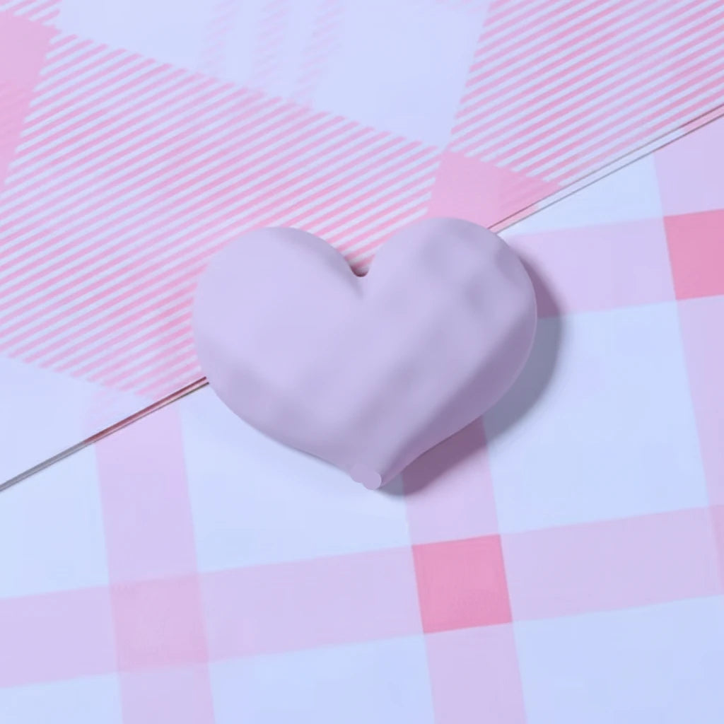 26mm Purple Matte Heart Mixed Waffle Cone Textured Matte Hearts, Glue on, Resin Gem, (Sold in Pair) Resin Gems
