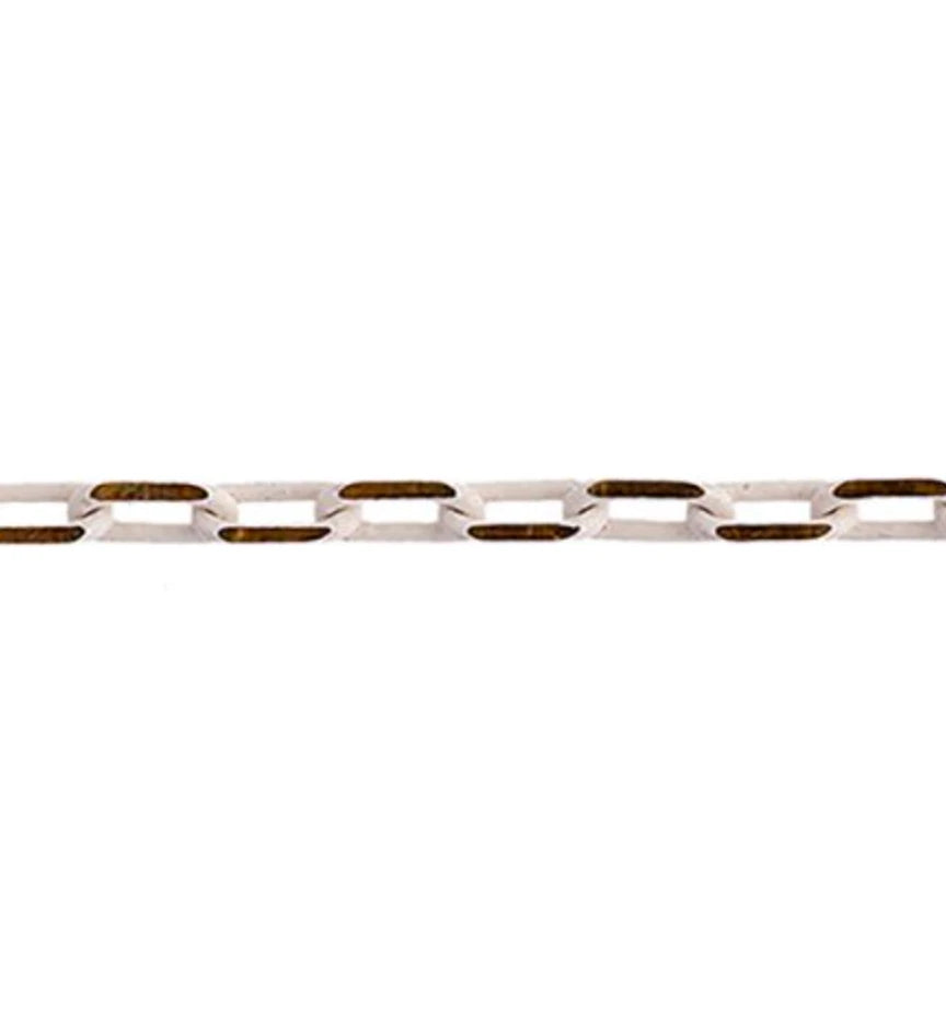 2*3.5mm White/Gold Neo Cut Chain Links Necklace Findings, 2 meters Basics (Copy) Basics