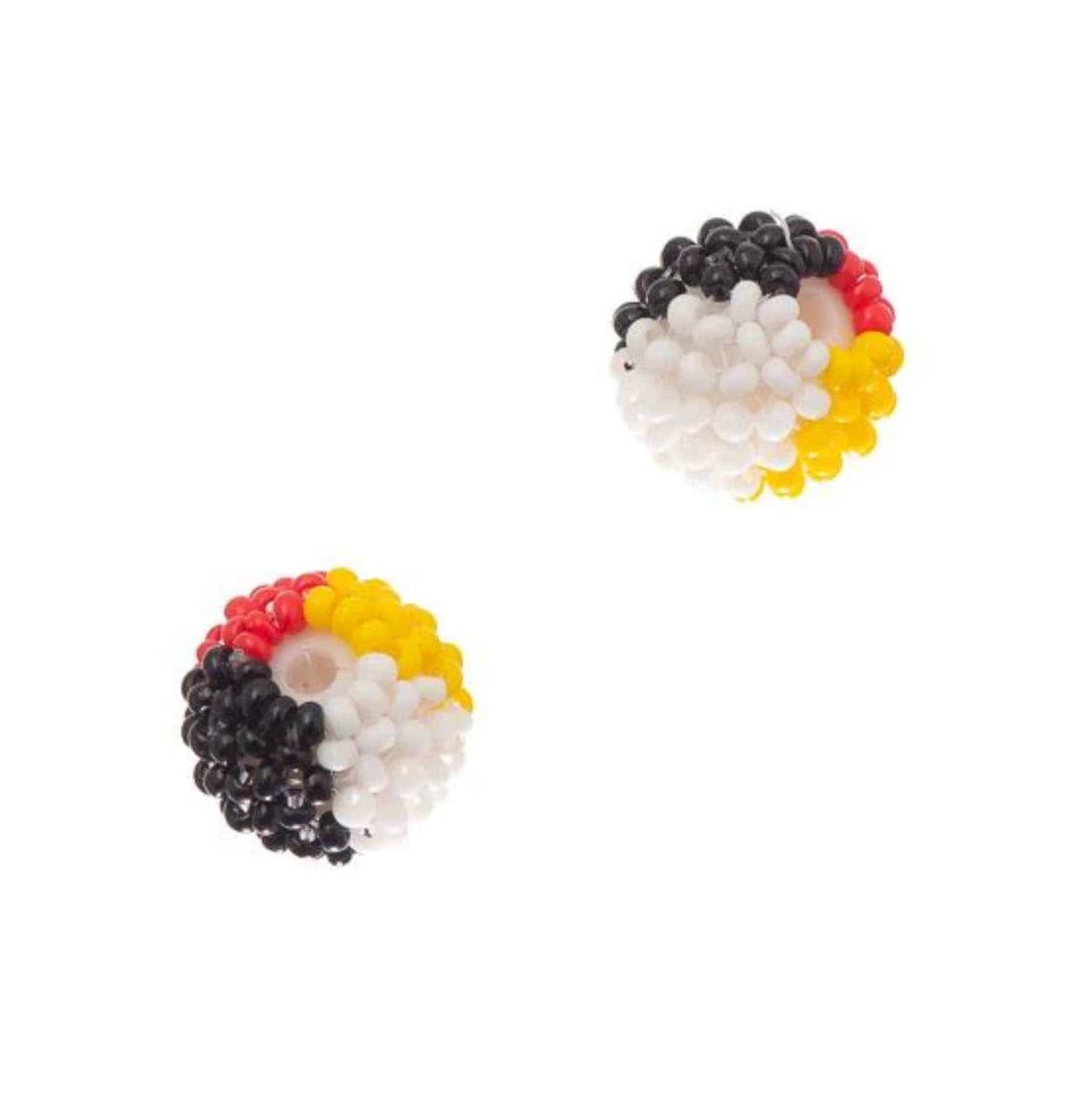 10mm 4-Directions Medicine Wheel Round Bead, (2/pk) Sundaylace Creations & Bling