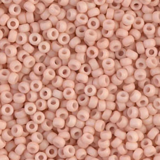 Miyuki Seed Bead 11/0 Matte Opaque Blush (2023v) (22g) Miyuki Seedbeads