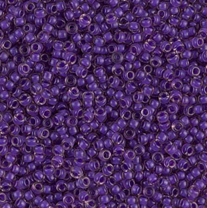 Miyuki Seed Bead 11/0 Semi Matte Violet/Lined Light Amethyst (1932v) Miyuki Seedbeads