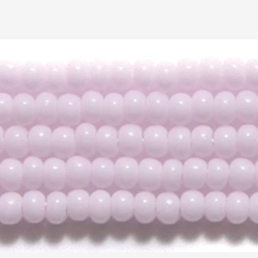 10/0 Pale Pink Petal, Preciosa Seed Beads *Hank 10/0 Preciosa Seed Beads
