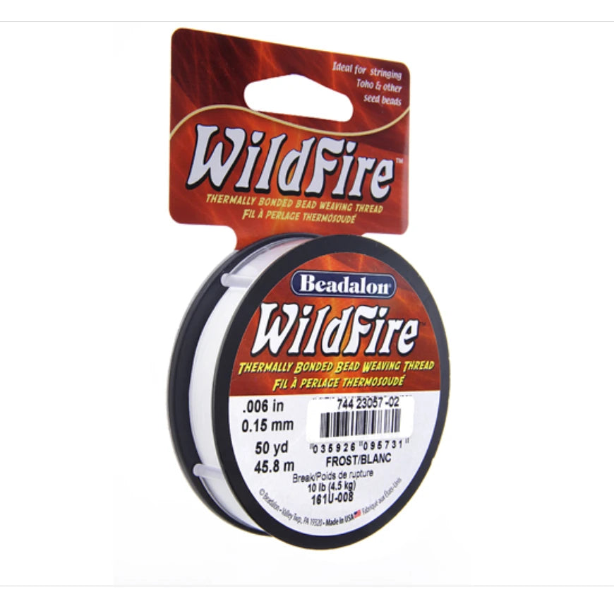 BEADALON WILDFIRE .006" 0.15mm THREAD 50 YARD SPOOL Thread