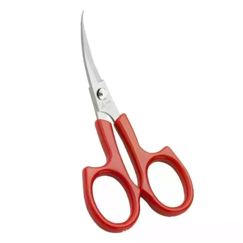 5.5" Bent Head & Straight Head Embroidery Scissors perfect for Tufting, 2 Mini Beading Scissors, Basics Plastic Rhinestone Banding Rope