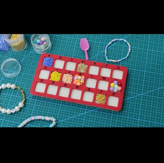 "Beading to Go" Felt Bead Mat with Acrylic Box, New Beader Basics Sundaylace Creations & Bling