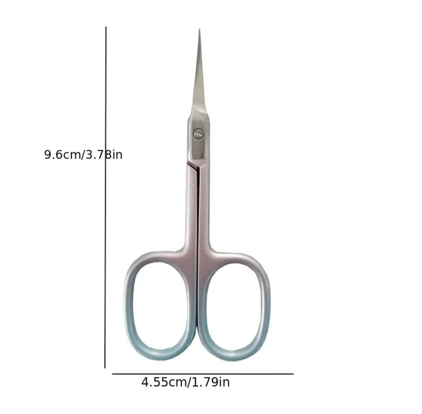 9*45cm Curved Head Stainless Steel Scissors Sharp Point, Basics Basics