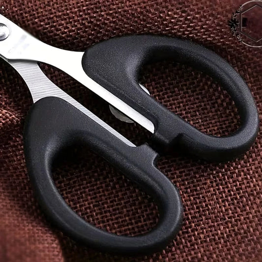 2.5"x4.7" Stainless Steel Precision Scissors with Black Handle, Beading Scissors, Basics Sundaylace Creations & Bling