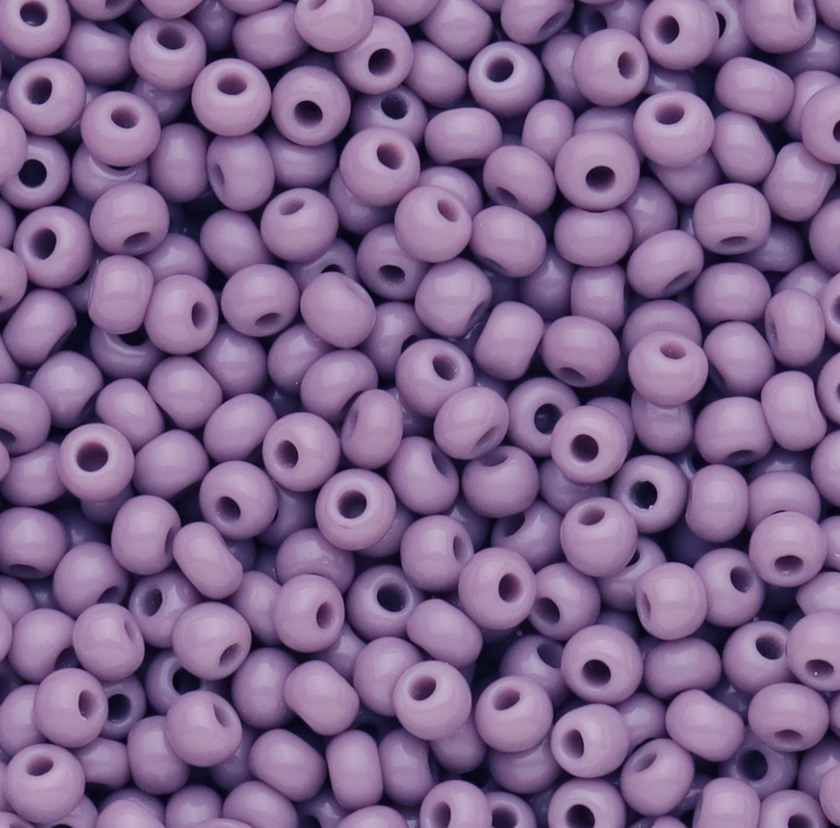 10/0 Mauve Opaque, Preciosa Seed beads 10/0 Preciosa Seed Beads