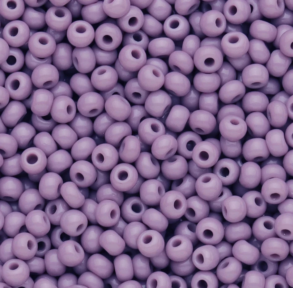10/0 Mauve Opaque, Preciosa Seed beads 10/0 Preciosa Seed Beads