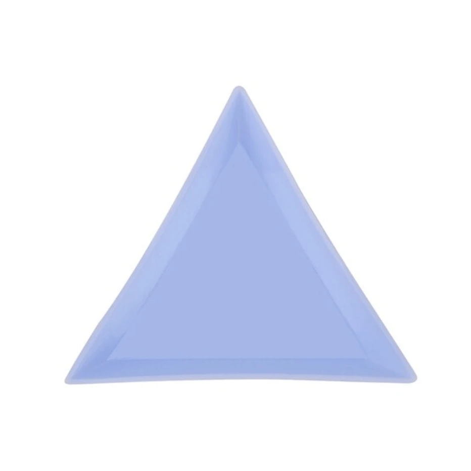 7.2cm Triangle Light Purple 10pcs Beading Trays for Beadworkers, Various Shapes and Sizes, Basics