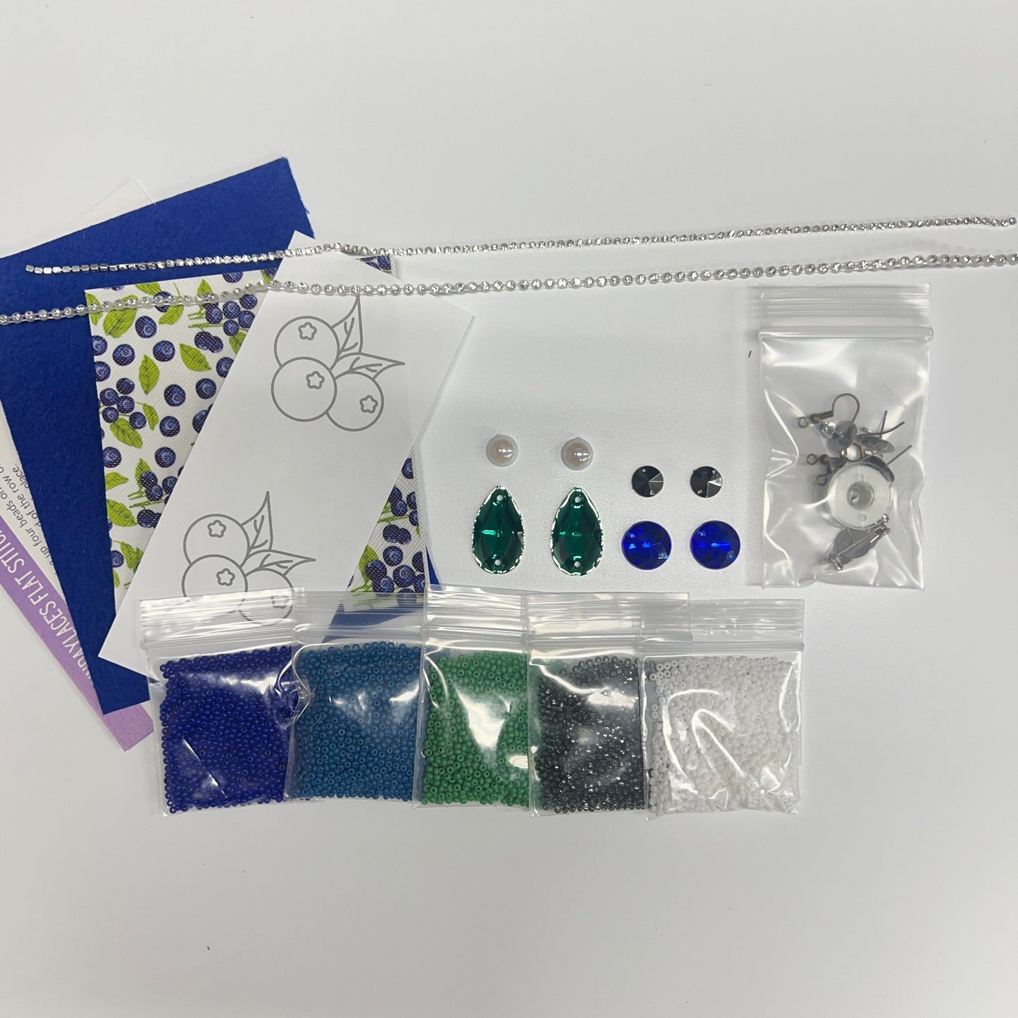 "Blueberry" New Beader Starter Kits with Pattern, Promotions Promotions