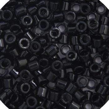 Delica 11/0  Black Opaque (0010v) Delica Beads