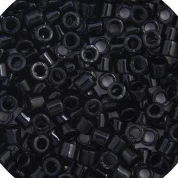 Delica 11/0 Black Opaque (0010v) Delica Beads