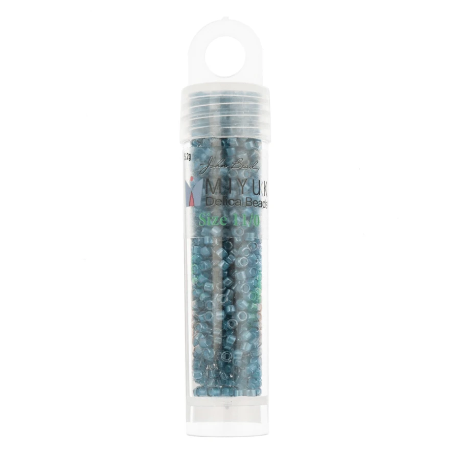 Delica 11/0 RD Dusk Blue Luminous Neon Color (2054v) Delica Beads