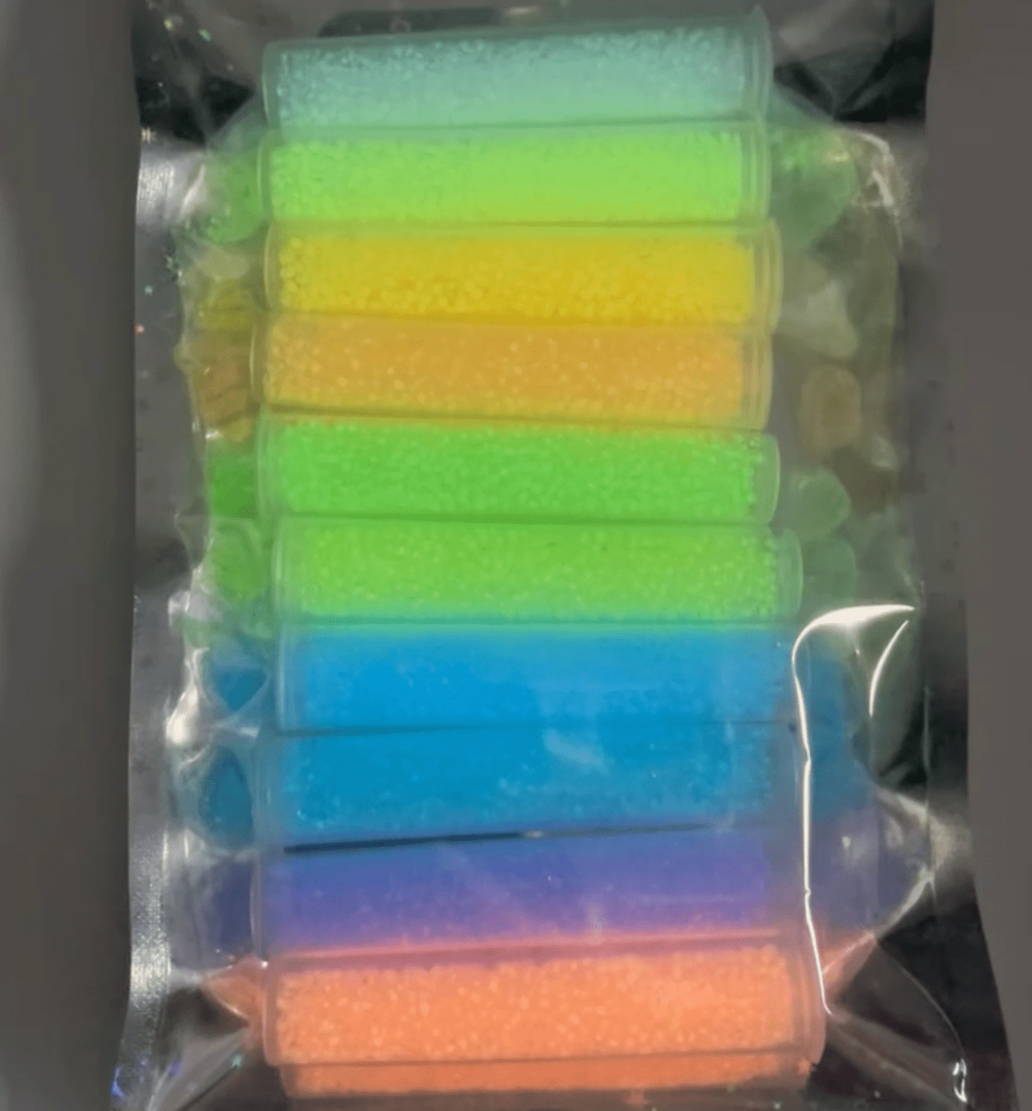 DELUXE NEON GLOW IN DARK SET, 11/0 Seedbeads in 10g x 10 colours, BLACK FRIDAY PROMO Promotions