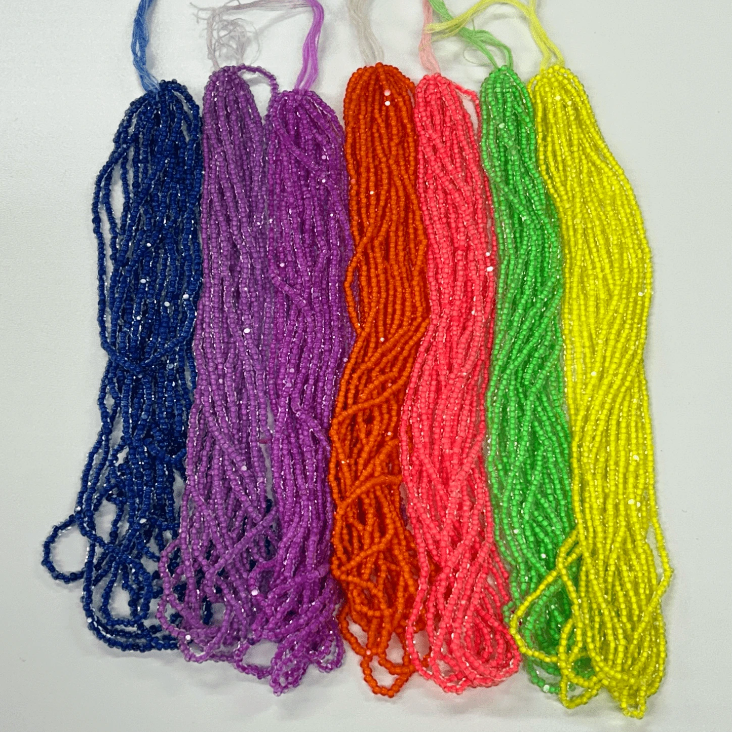 "Deluxe Neon Set" 7 x 11/0 Charlotte Cut Seed Beads Set, Promotions Charlotte Cut Seedbeads