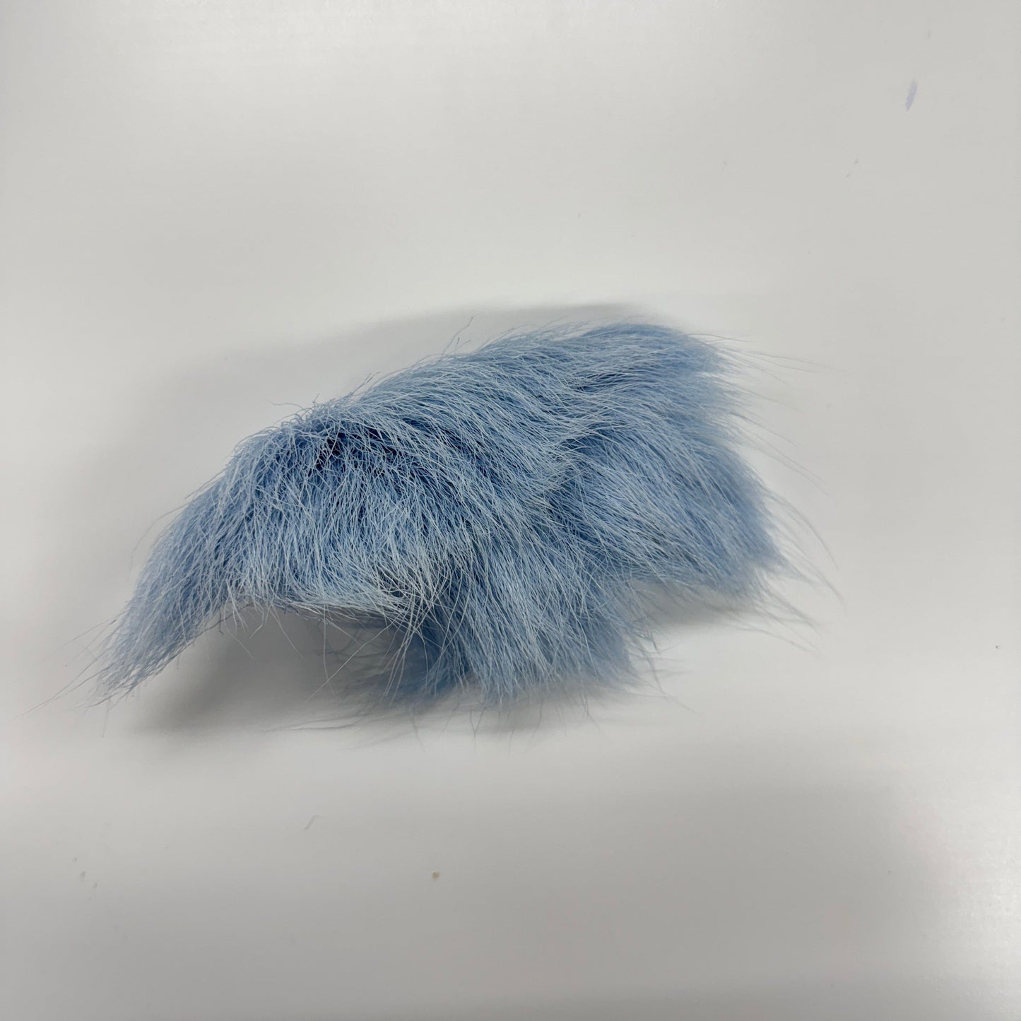 Bright Sapphire Caribou Fur Dyed Natural Caribou Fur 1×3 inch Strip for Tufting