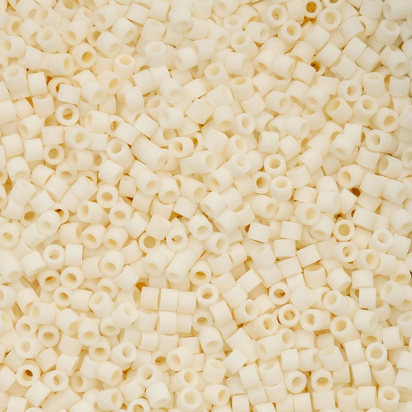 Cylin Bead 11/0 25g Bag Cream Matte Glazed Luster Cylin Beads John Beads