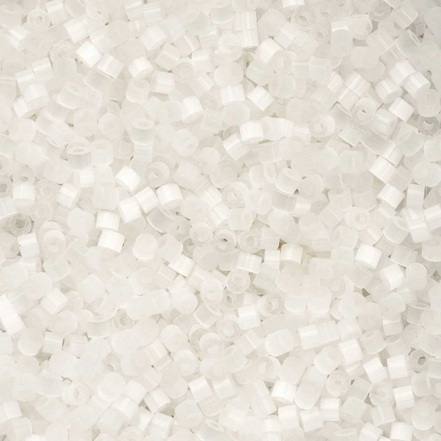 Cylin Bead 11/0 25g Bag – White Crystal Silk Satin 697CY11-1044 Cylin Beads John Beads