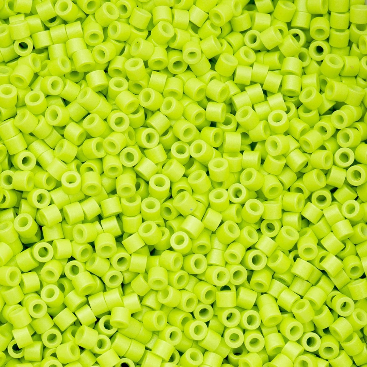Cylin Bead 11/0 25g Bag – Opaque Chartreuse 697CY11-1065 Cylin Beads John Beads