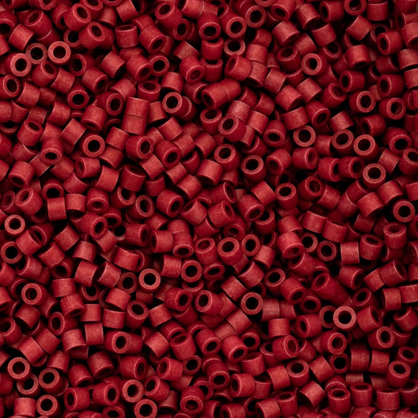Cylin Bead 11/0 25g Bag Red Matte Cylin Beads John Beads
