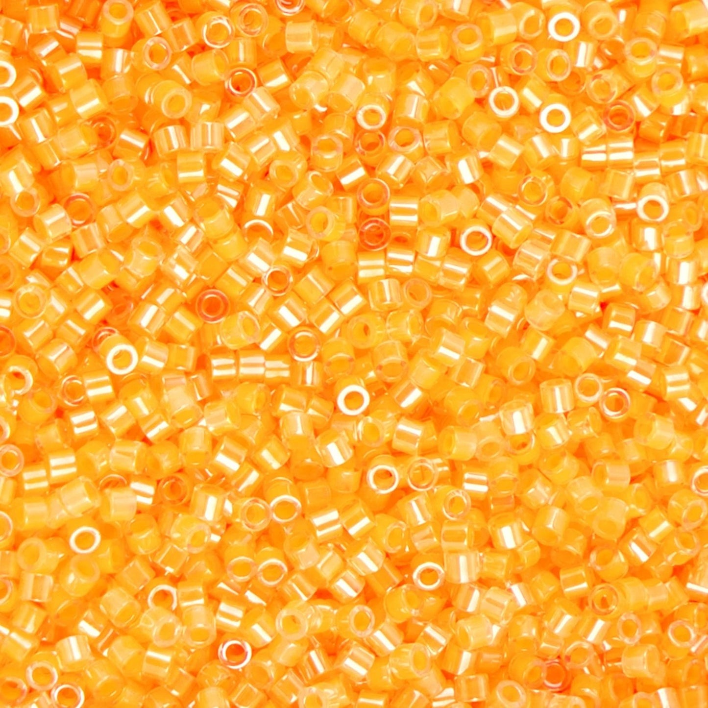 Cylin Bead 11/0 25g Bag – Neon Light Orange Cylin Beads John Beads