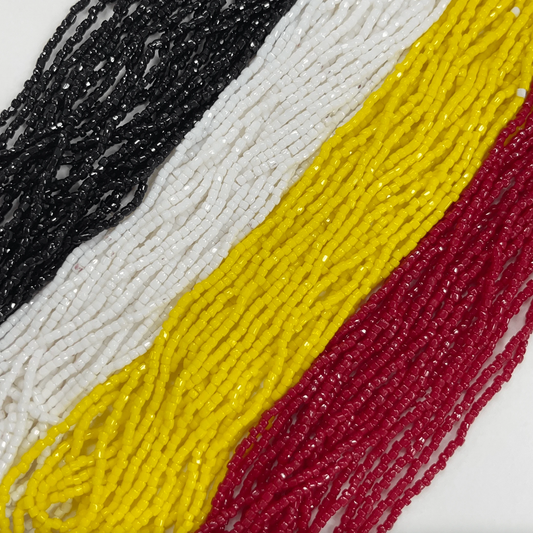 "Four Colors" - 12/0 3 Cut Beads, in Hank Set, Black Friday Promotions Promotion