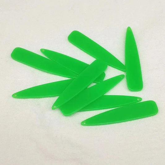 11*55mm Large Long Neon Teardrop Acrylic, Top hole, Resin Gems (Sold in Pair) Resin Gems