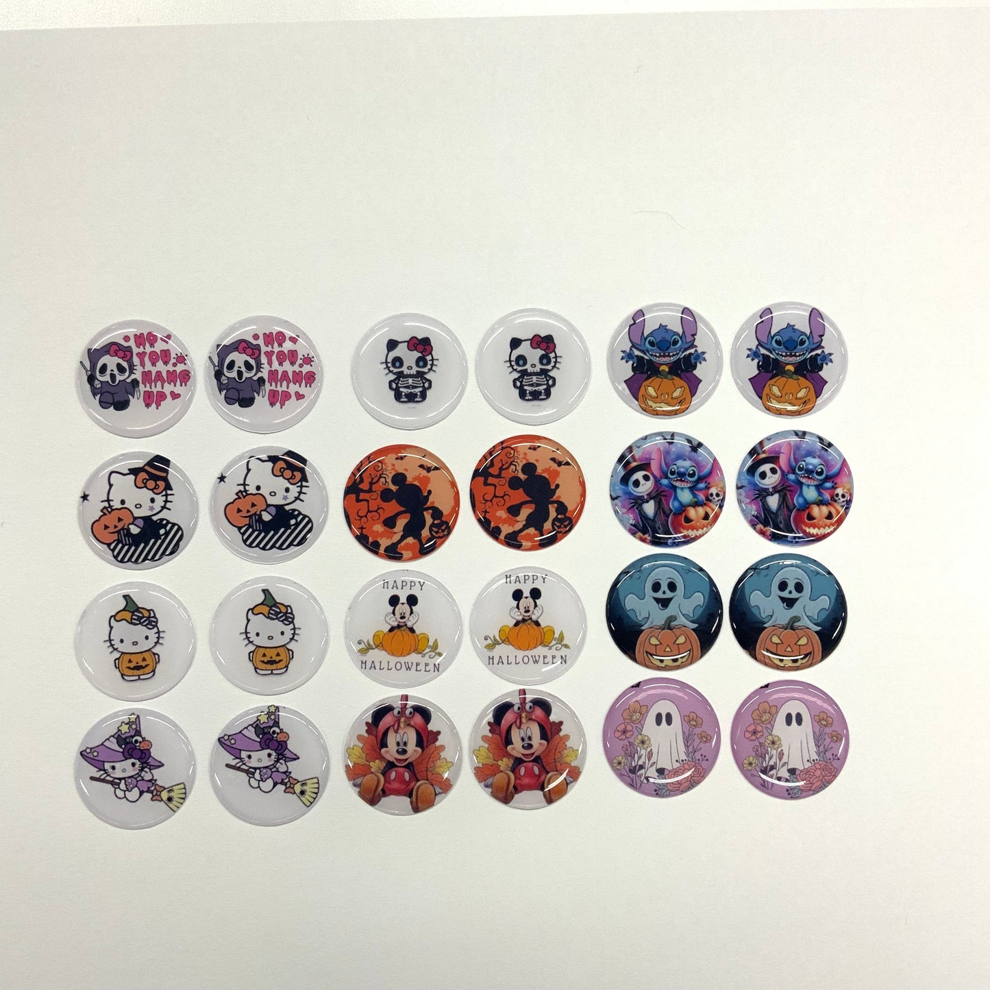 Halloween Cartoon Resin Cabs Gem Set, 12 Gems, Promotions Promotions