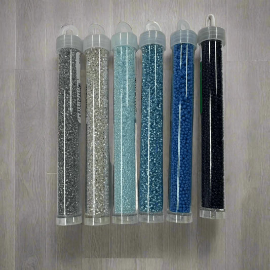 "Heavenly Blue" Miyuki 11/0 Seed Bead Set, Promotions Promotion