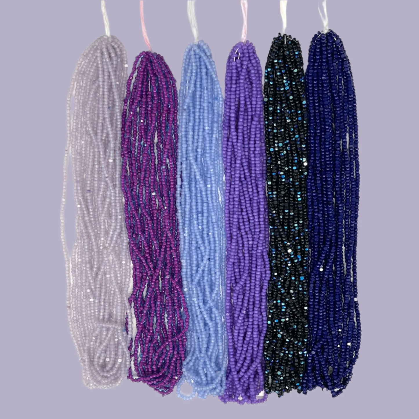 "Lady Glitter Sparkle" Nichelle's Picks, 6 x 11/0 Charlotte Cut Seed Beads Set, Promotions Charlotte Cut Seedbeads